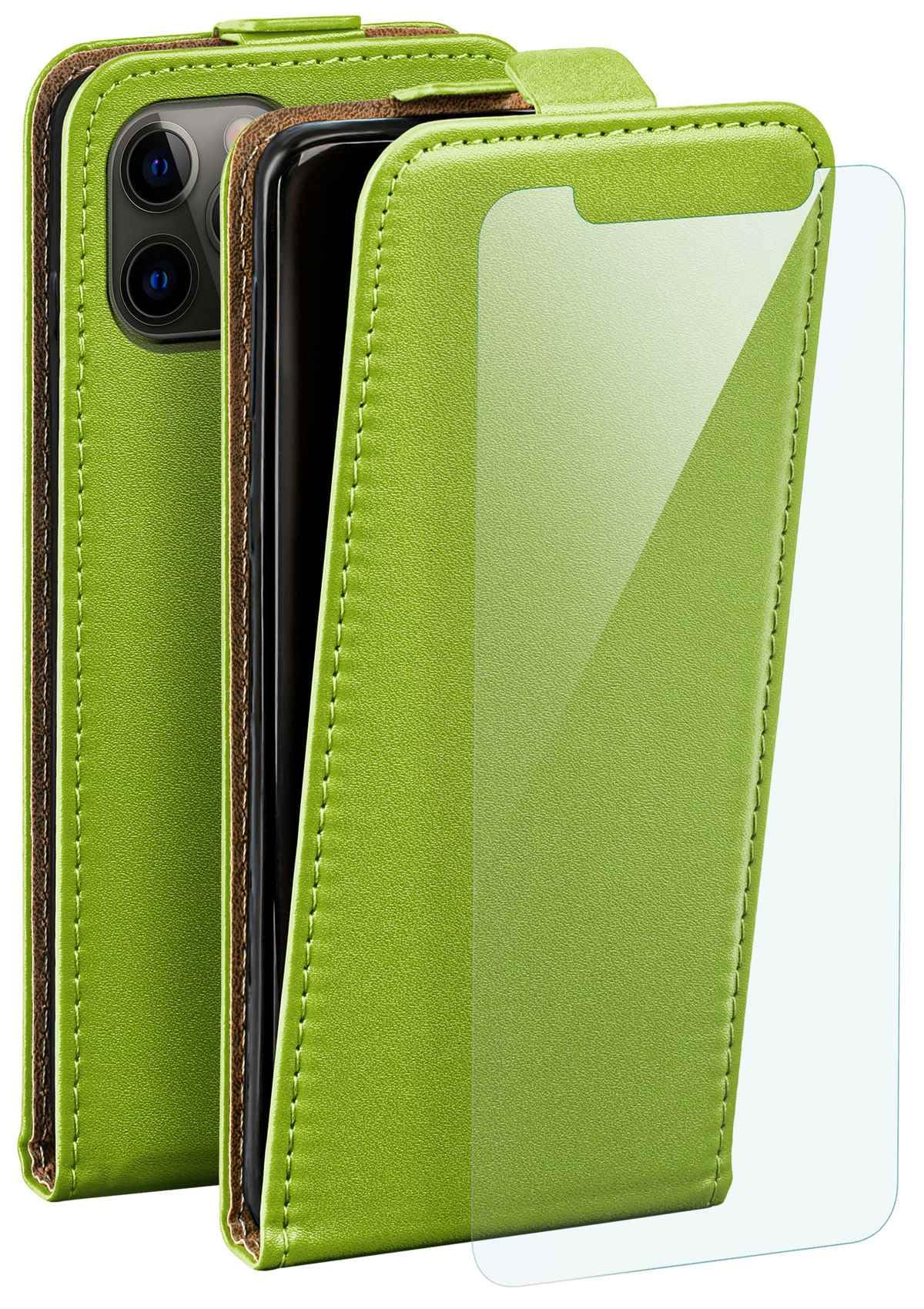 Housse rabat iPhone 12 Pro idéale pour trajets pros vert - 8