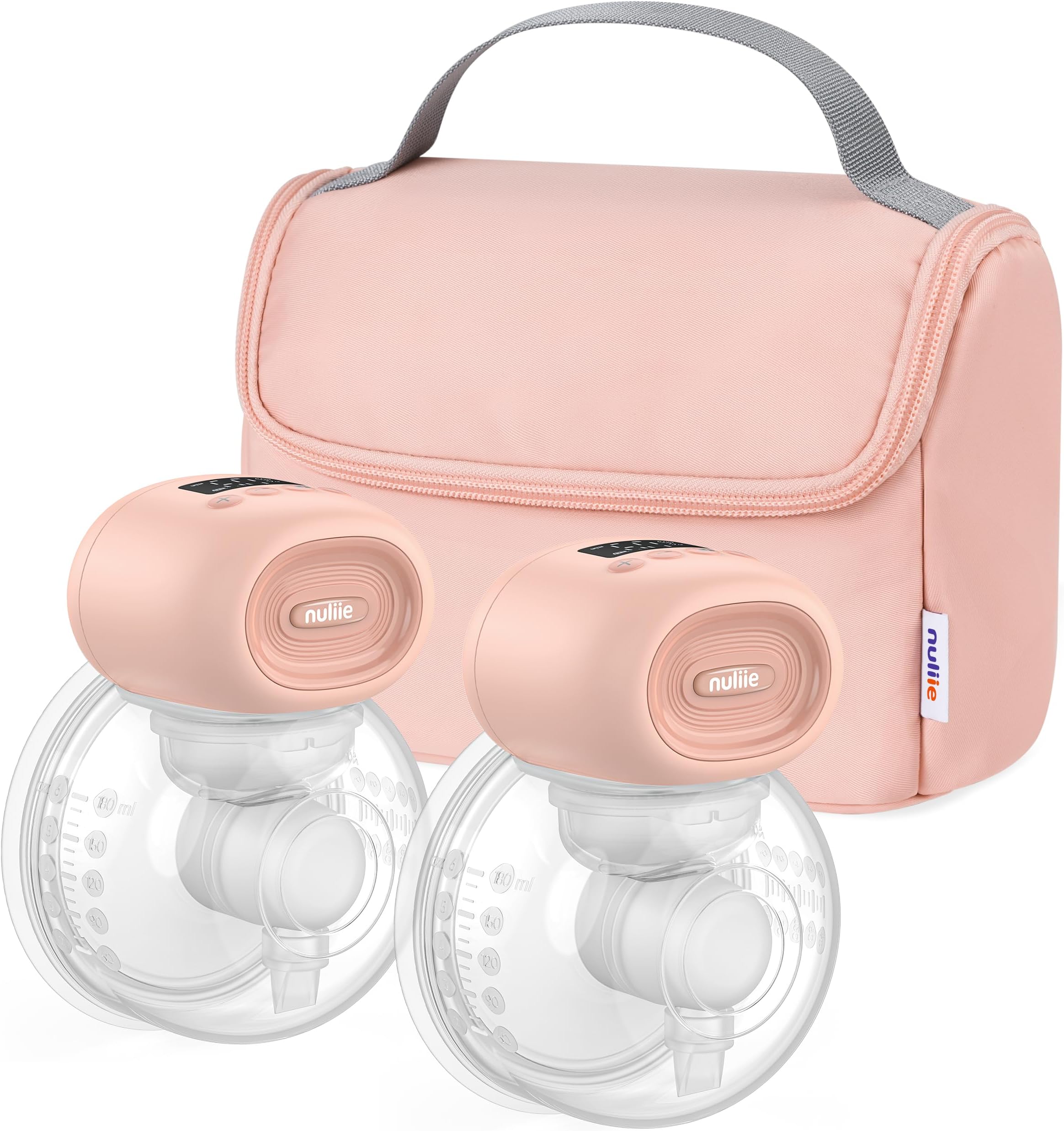 NuliieWearable Breast Pump Electrical (2 Packs, Black)
