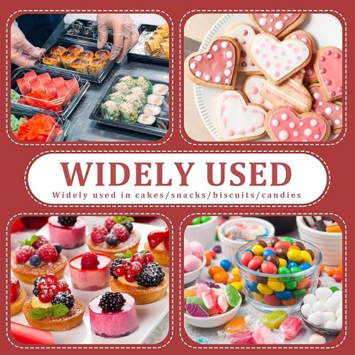 Miniatura 4 de Bokon 600 platos de bambú de 6.7 pulgadas, tenedores, cucharas, aperitivos desechables, hojas de madera, platos de barco para sushi, bandeja para