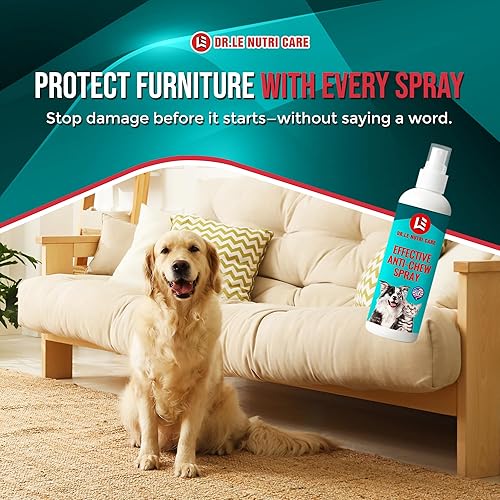 Miniatura 5 de Dr. Le Nutri Care - Spray antimasticable para perros y gatos, fórmula de protección extendida, aplicación multisuperficie, seguro, disuasorio