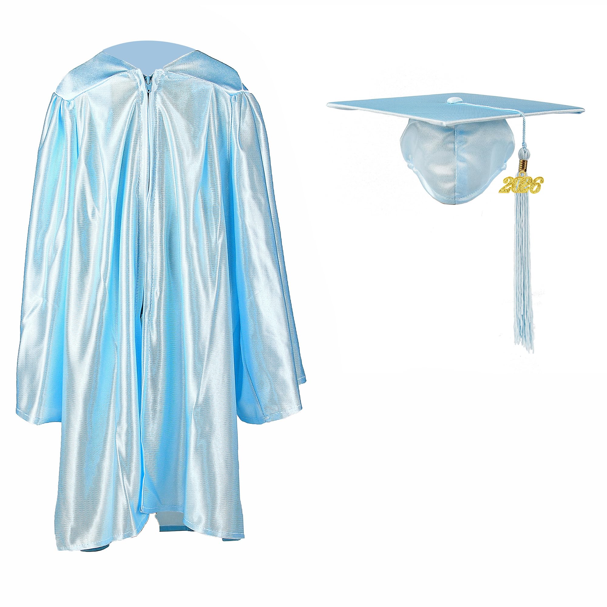 Shiny Kindergarten Graduation Cap and Gown Set