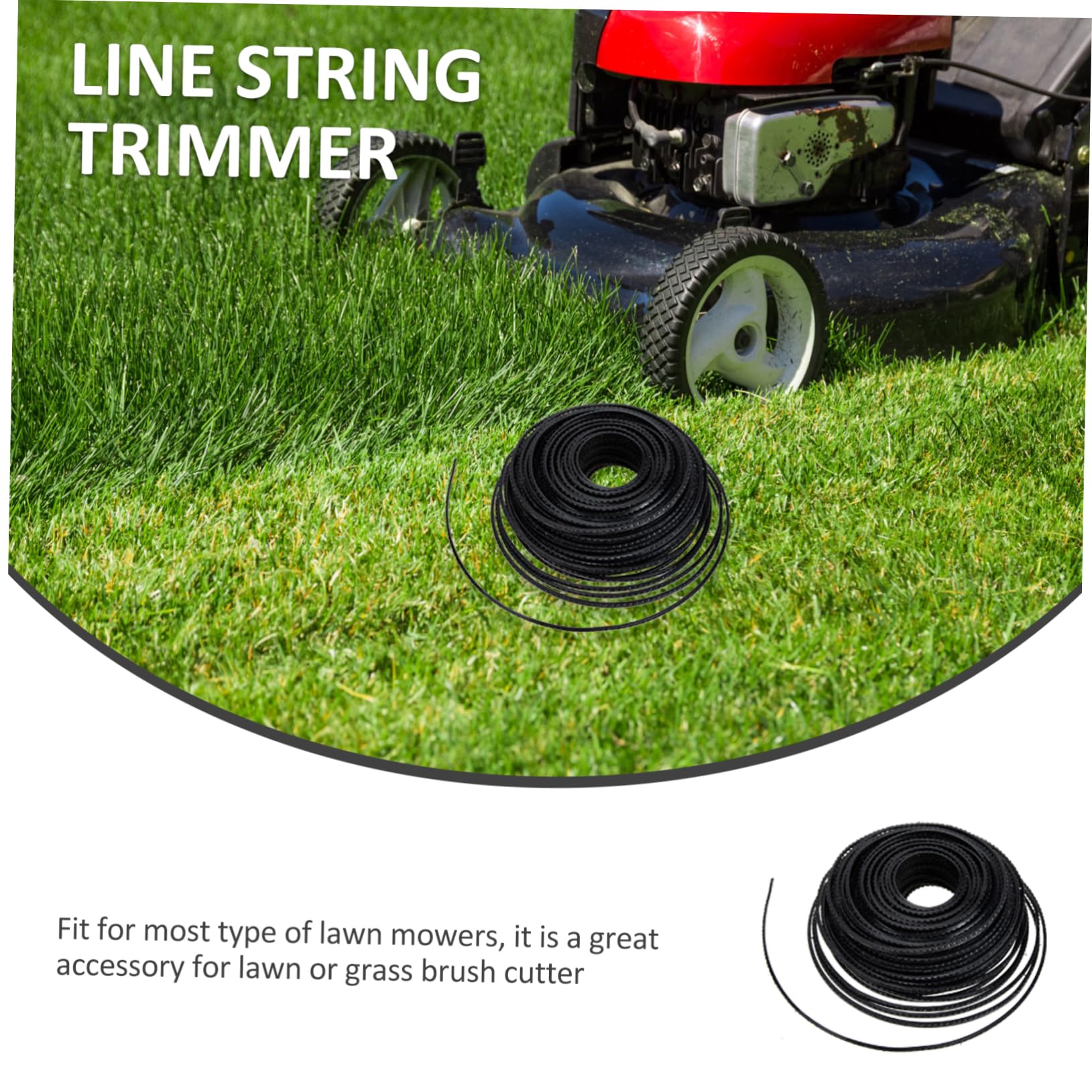 CLISPEED Accesorios para Línea de Corte de Desbrozadora Hilo para Recortadora de Hilo Profesional Reforzado para Jardinería
