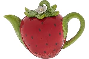 Strawberry Ceramic Teapot