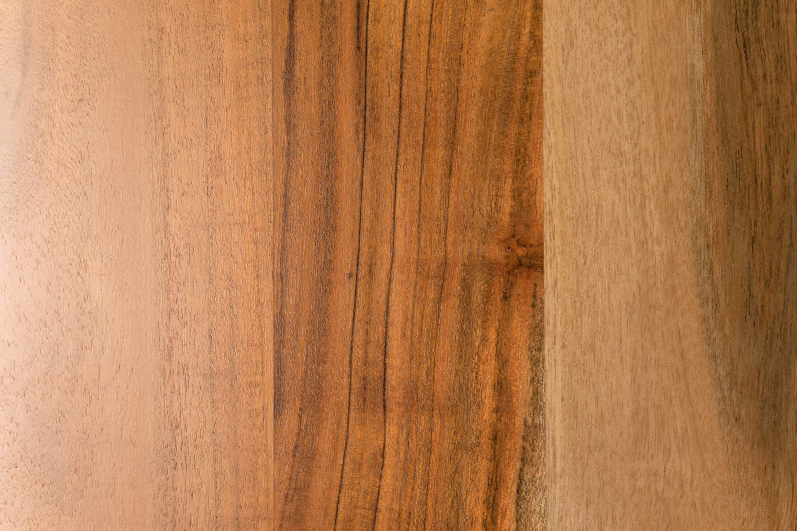 SAM Esszimmertisch 140x80 cm Quinn, echte Baumkante, naturfarben, massiver Esstisch aus Akazienholz, Metallbeine Schwarz, Baumkantentisch