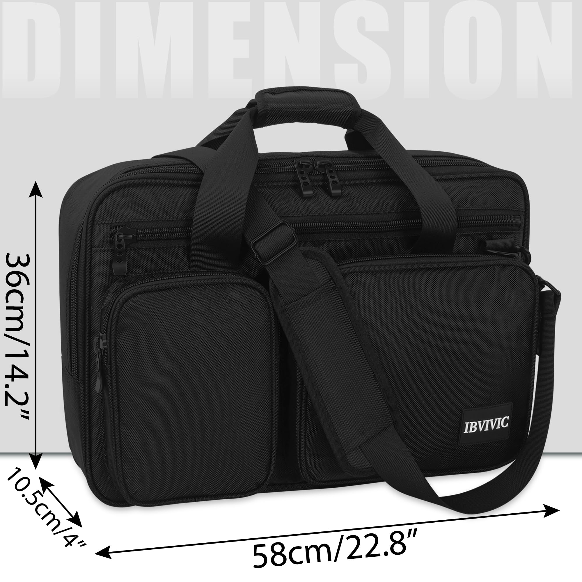 OUUTMEE DJ Controller Carry Bag, DJ Controller Carry Case, DJ Protector Bag with Shoulder Straps - Image 3