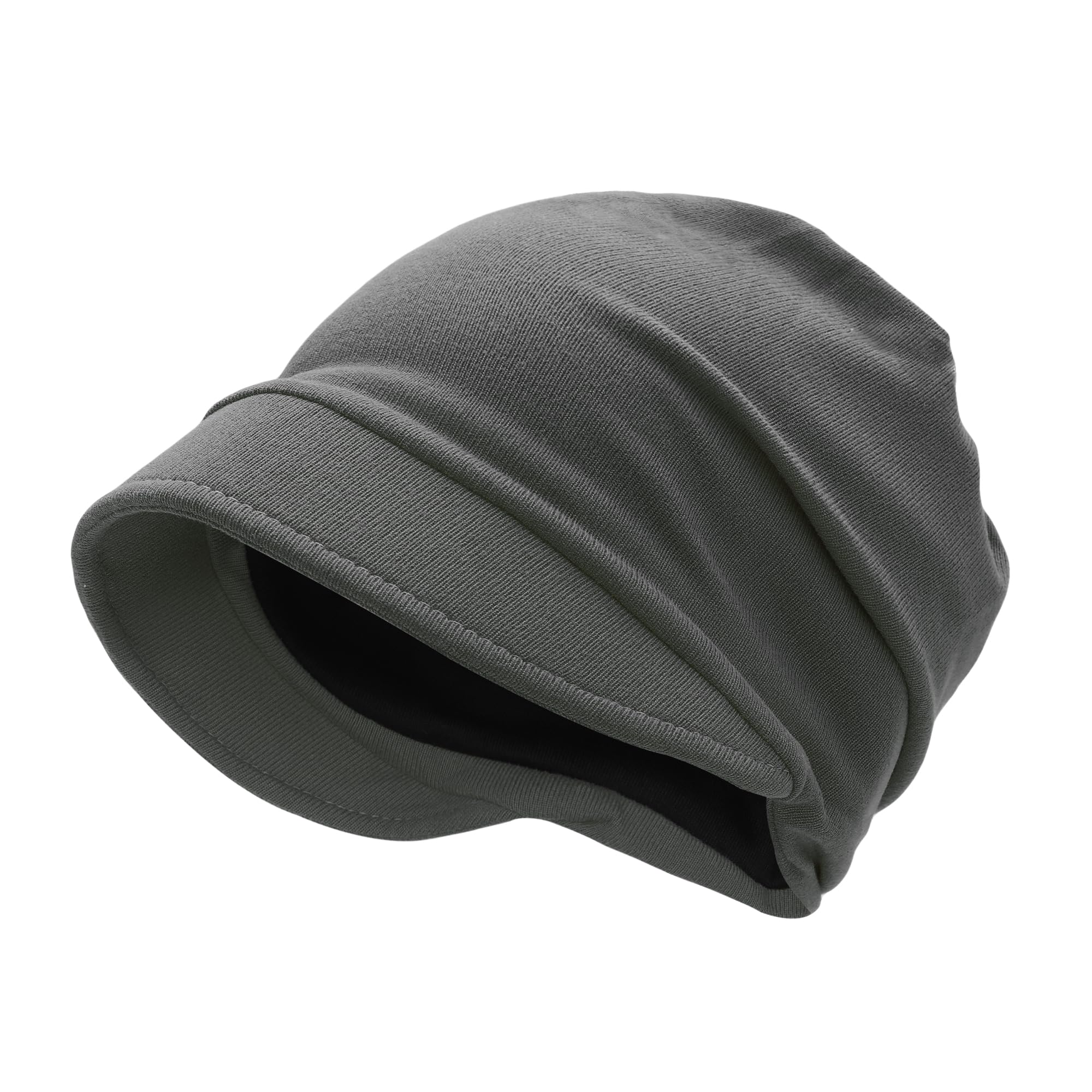 ZLYC Damen Strickmützen Winter Beanie mit Visierkrempe