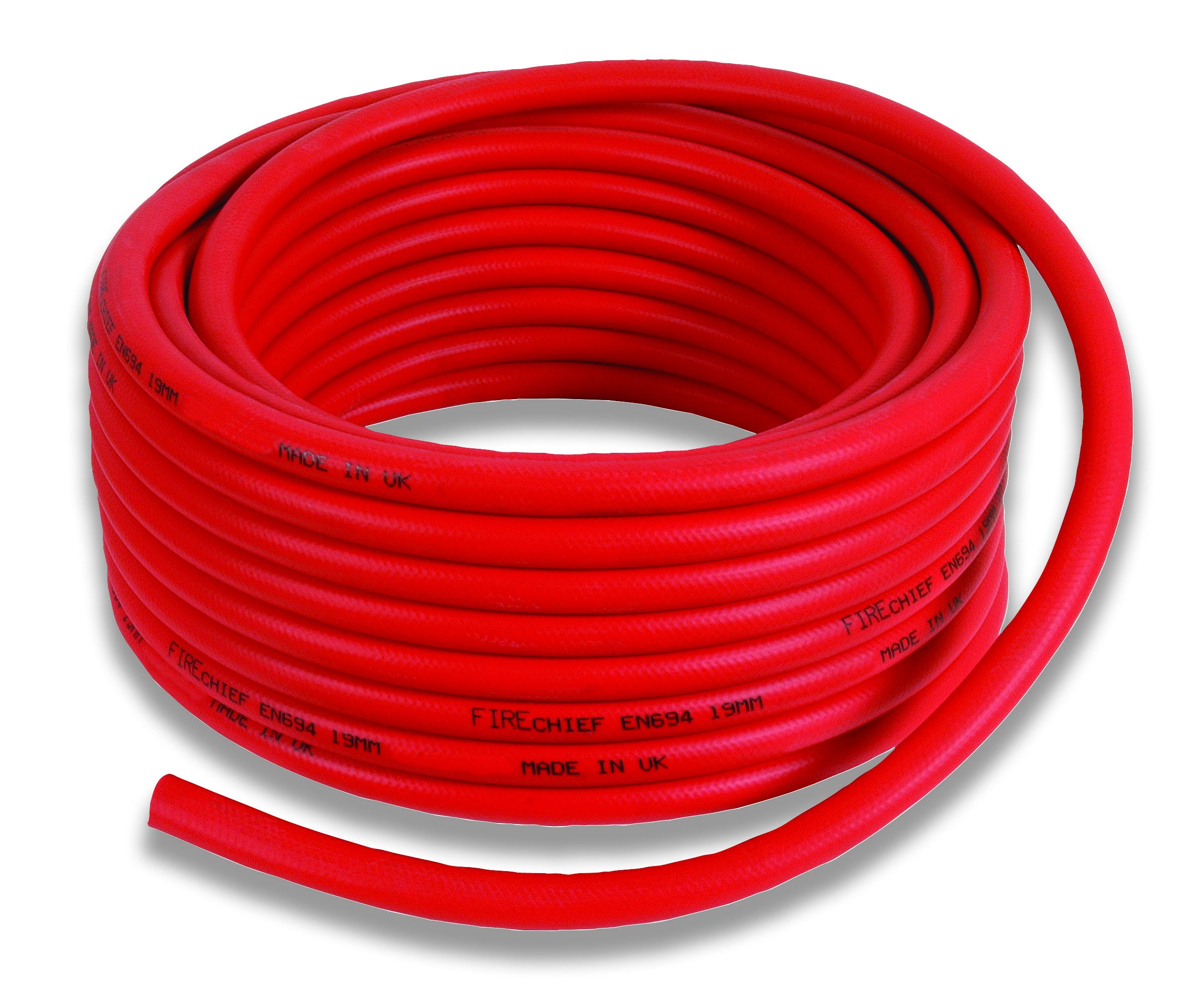 Firechief FH19/45 - Manguera para chimenea, 19 mm x 45 m, color rojo