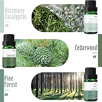 Vista 2 de Aceite aromático, MitFlor Woodland - Juego de aceites perfumados, aromas para hacer jabón y velas, aceites esenciales para difusores para el hogar