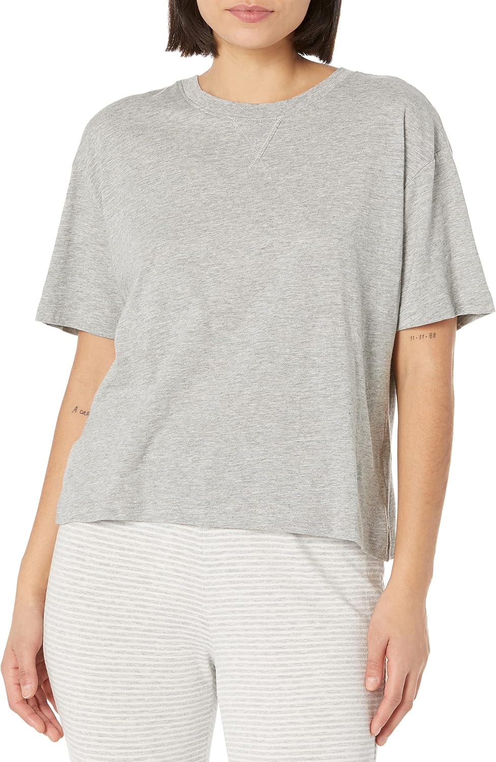 PJ Salvage Women's Loungewear Back to Basics Short Sleeve T-Shirt