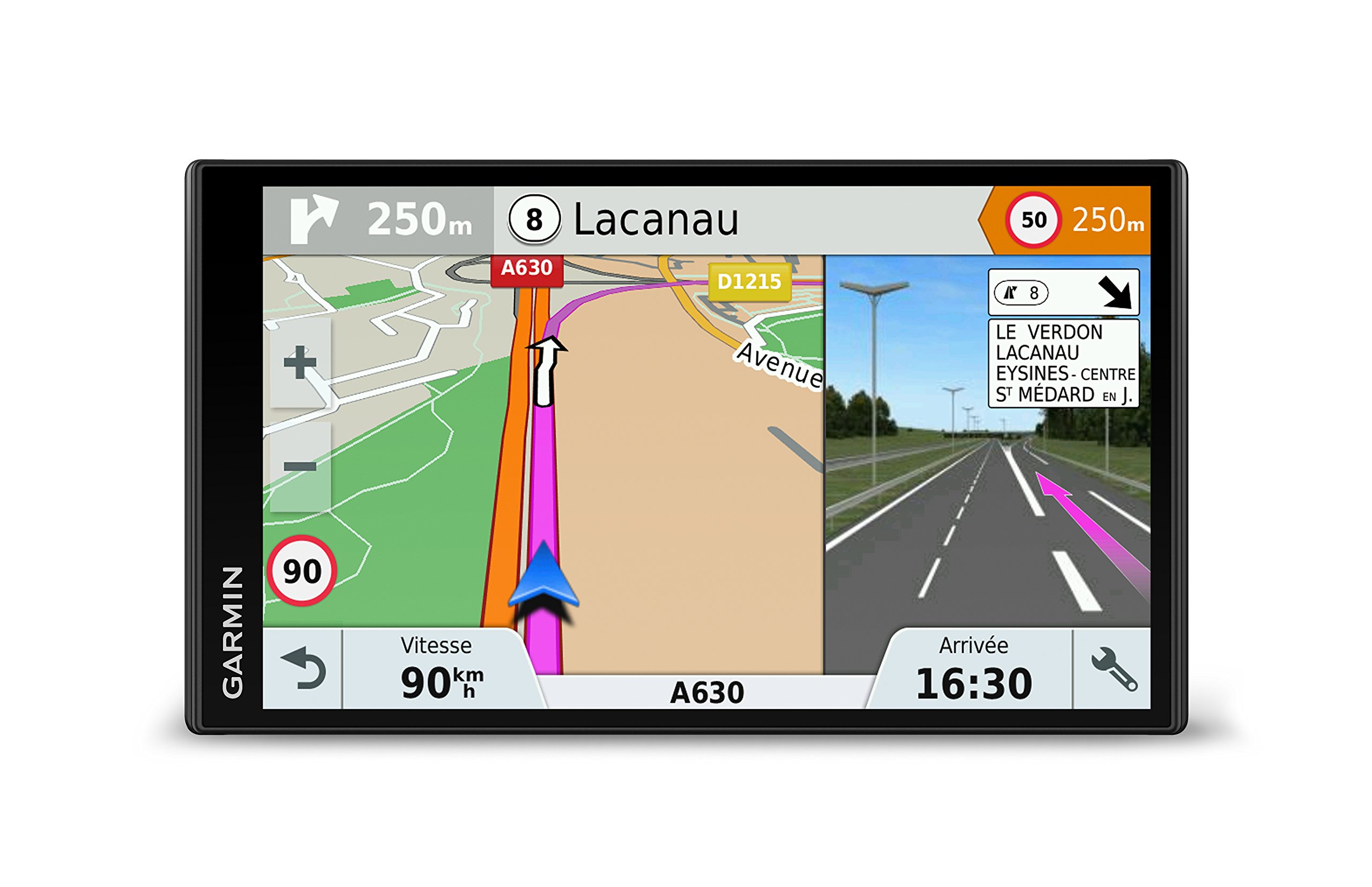 Gamin DriveSmart 61LMT-S Navigationsgerät (17,7 cm (6,95 Zoll) Touch-Display, 46 Länder Europas, lebenslang Kartenupdates, TMC) - 1