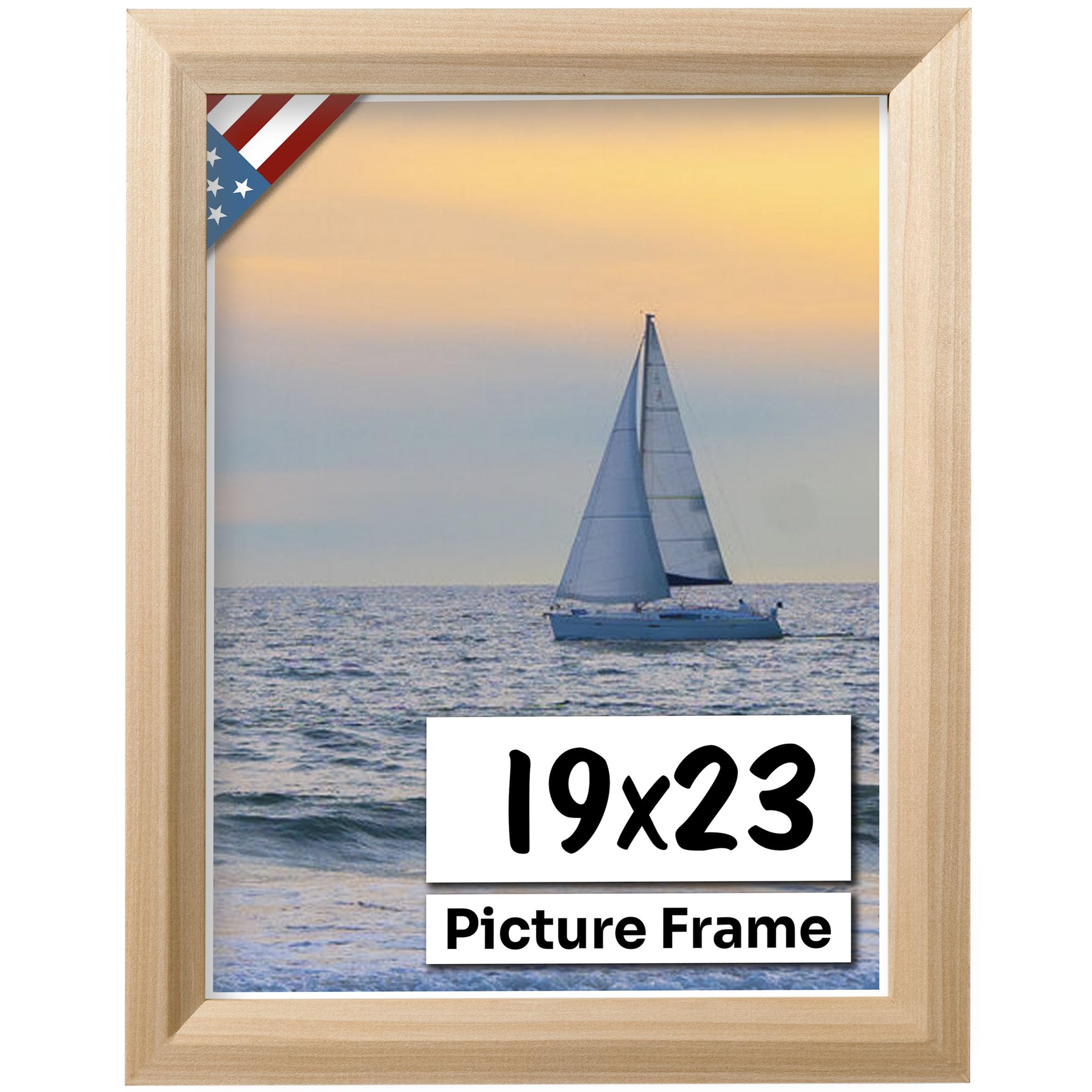 Amazon.com - US Art Unfinished Raw Wood 19x23 Picture Frame