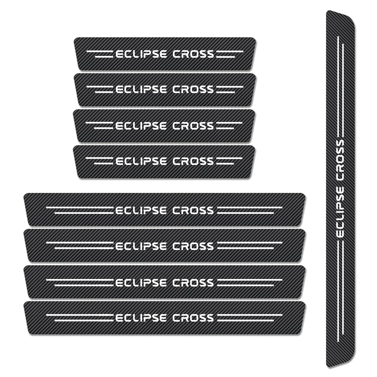 WXH97F Carbon Fiber Scuff Plates for Mitsubishi Eclipse Cross 2018-2023