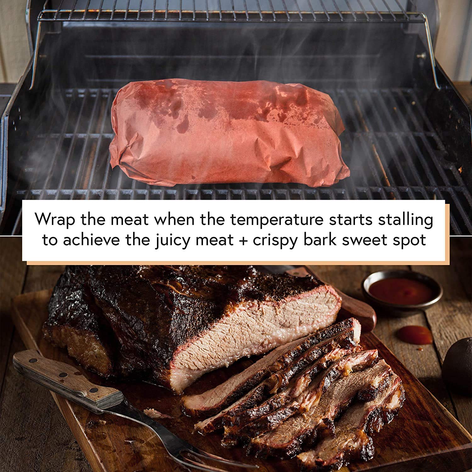 Carta Da Macellaio Rosa Per Affumicare Carne - Rotolo 45,7x60,6 Cm, 61 M, USA - Foto 3