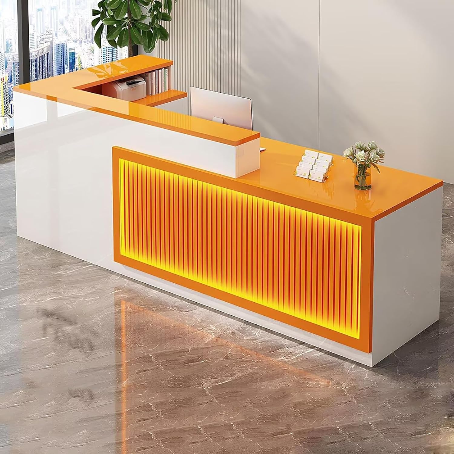 Modern Reception Desk, Front Desk Reception Counter with