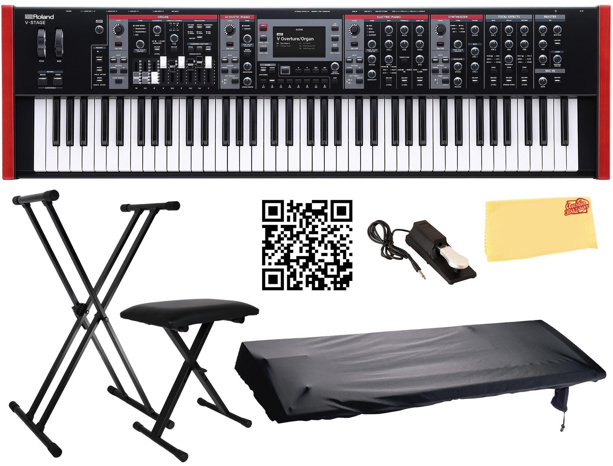 Roland V-STAGE76 パフォーマンス・キーボード Roland - V-STAGE 76 | Performance Keyboard