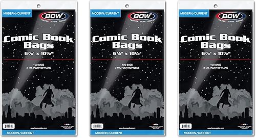 Miniatura 7 de BCW Bolsas de cómics actuales - 400 unidades