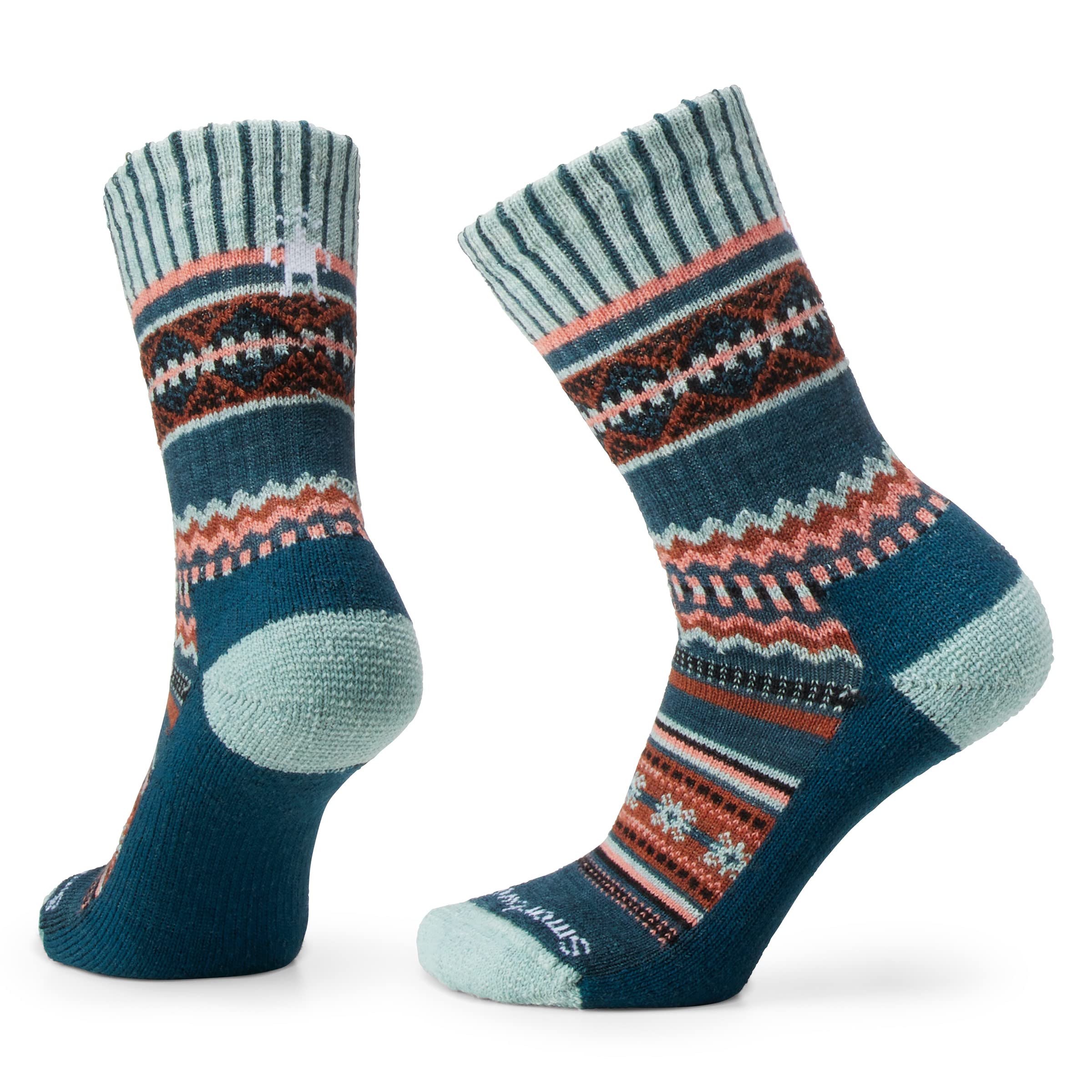 Smartwool Unisex Twilight Blue Everyday Snowed In Sweater Crew Socks, Small