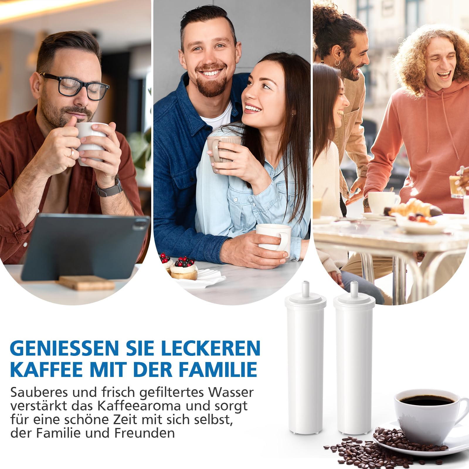 Filtro acqua di ricambio compatibile con macchine da caffè LELIT PLA930M Filtro acqua in resina per macchina da caffè LELIT (4 pezzi)