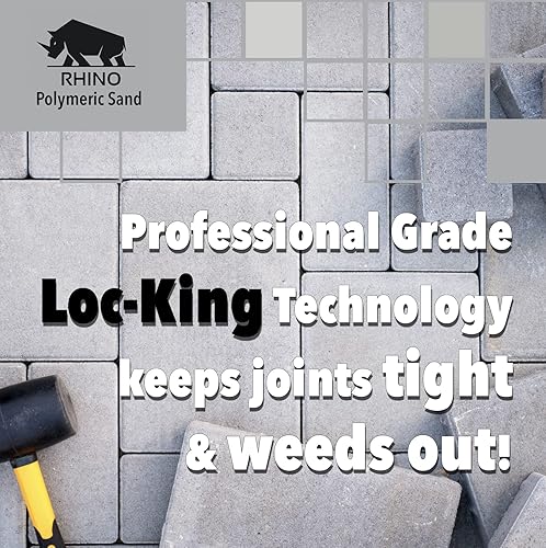 Miniatura 2 de Rhino - Arena polimérica Power Bond Plus para adoquines y junturas de piedra hasta un máximo de 2 pulgadas (20 libras, beige)