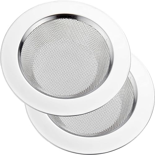 LASSHSWA 2 PCS Kitchen Sink Strainer Stainless Steel, Kitchen Sink