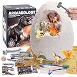 Jumbo Dino Egg Dig Kit, Dinosaur Toys for Kids 5-7 8-12 with 12 Dinosaurs, Dinosaur Toys for 5 6 7 8 Year Old Boy Birthday Gift, Dinosaur Eggs Excavation Gifts for 5 6 7 Year Old Boy Girl