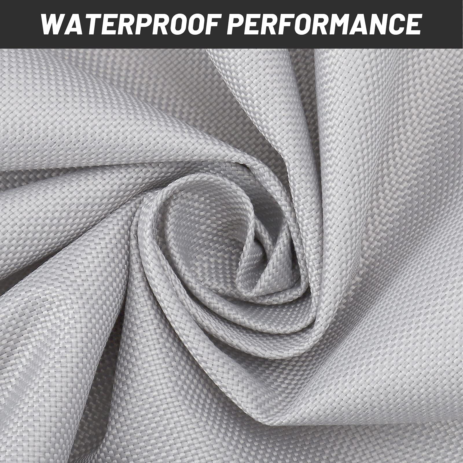 ELVONSボートカバー、210 dシルバーコーティングオックスフォード布