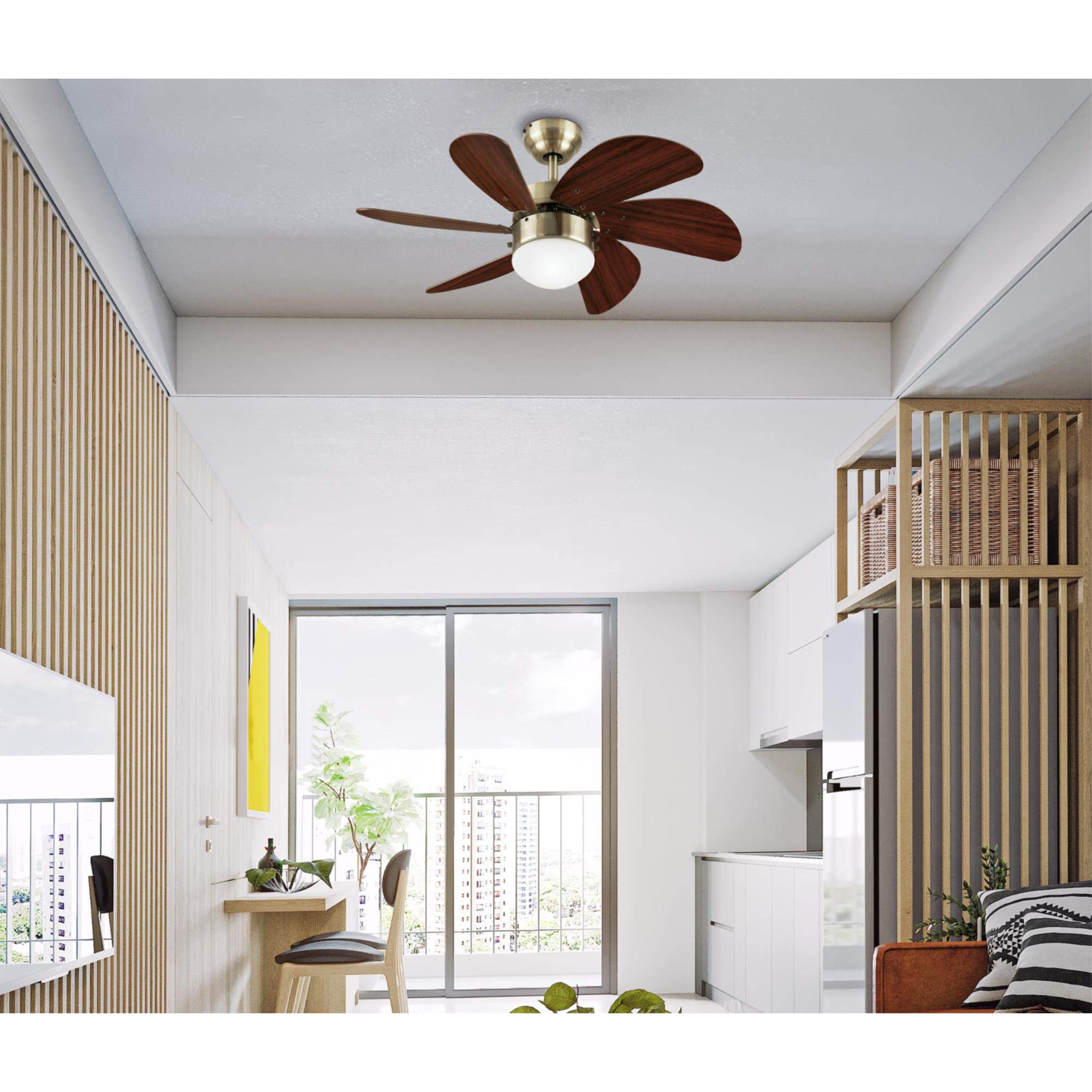 Westinghouse Lighting 7234700 Turbo Swirl Indoor Ceiling Fan