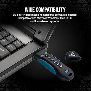 Amazon.com: Corsair Flash Padlock 3, 256 GB Secure USB 3.0