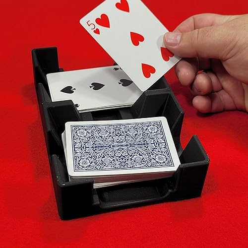 Miniatura 2 de Bandeja de plástico negro para cartas o carrito, no giratoria, fabricada en Estados Unidos