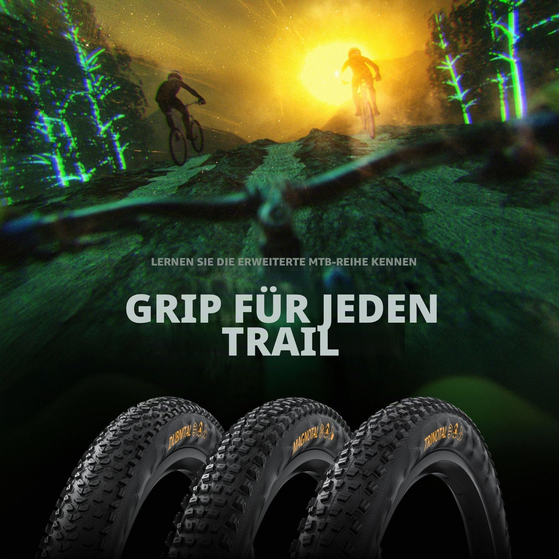Continental Dubnital Tubeless Mountainbike-Reifen | 1 Packung | schneller Halt auf hartem Gelände | E25-Klassifizierung für Elektrofahrrad