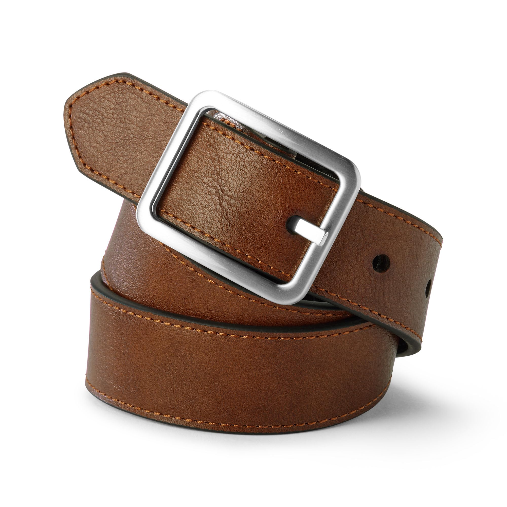 Lands' End School Uniform Kids Reversible Belt Brown/black