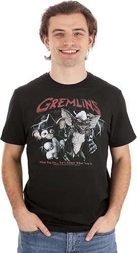 Mad Engine Camiseta Gremlins Gizmo y Stripe para adultos