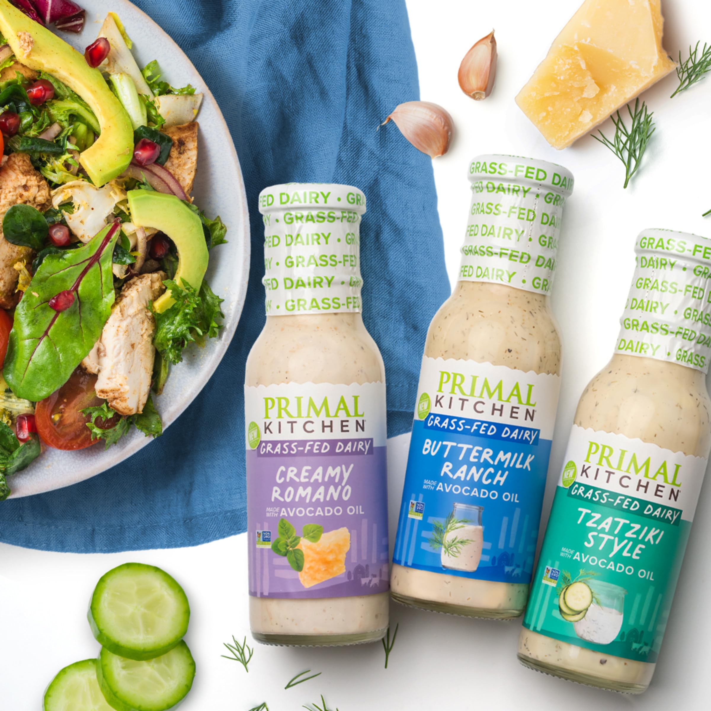 primal kitchen ranch dressing Primal Kitchen Dressing & Marinade Avocado Oil Buffalo Ranch 8 fl oz