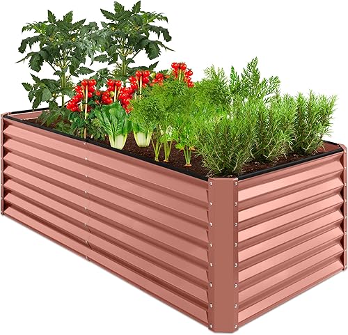Miniatura 67 de Best Choice Products Cama de jardín elevada de metal para exteriores de 6 x 3 x 2 pies, maceta de raíces profundas para verduras, flores, hierbas