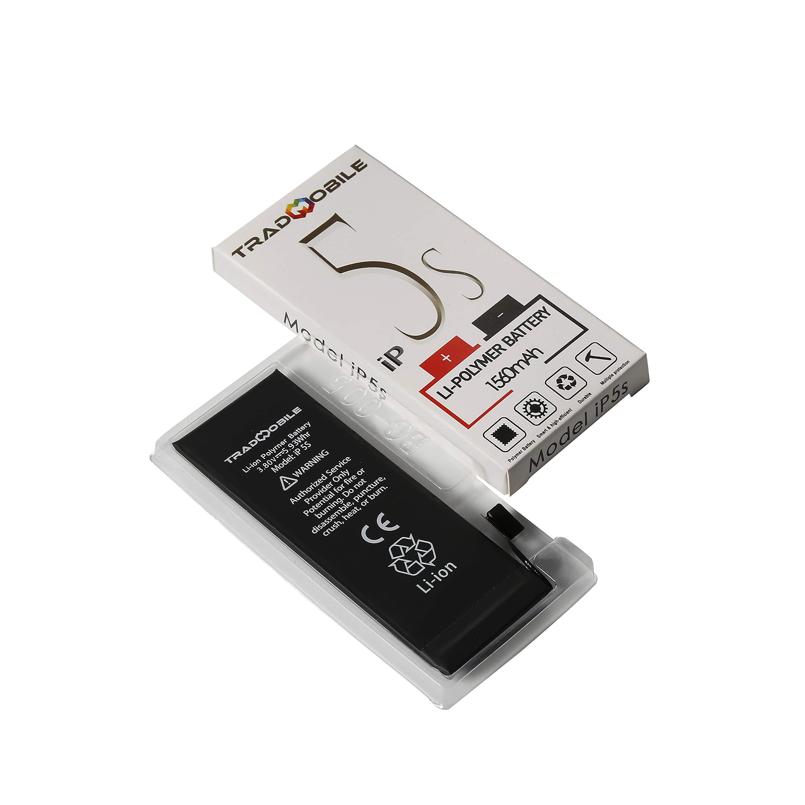 Batterie Interne Neuve De Remplacement Pour IPhone 5C, Avec Adhésif, Compatible Modèles A1456 Etc.