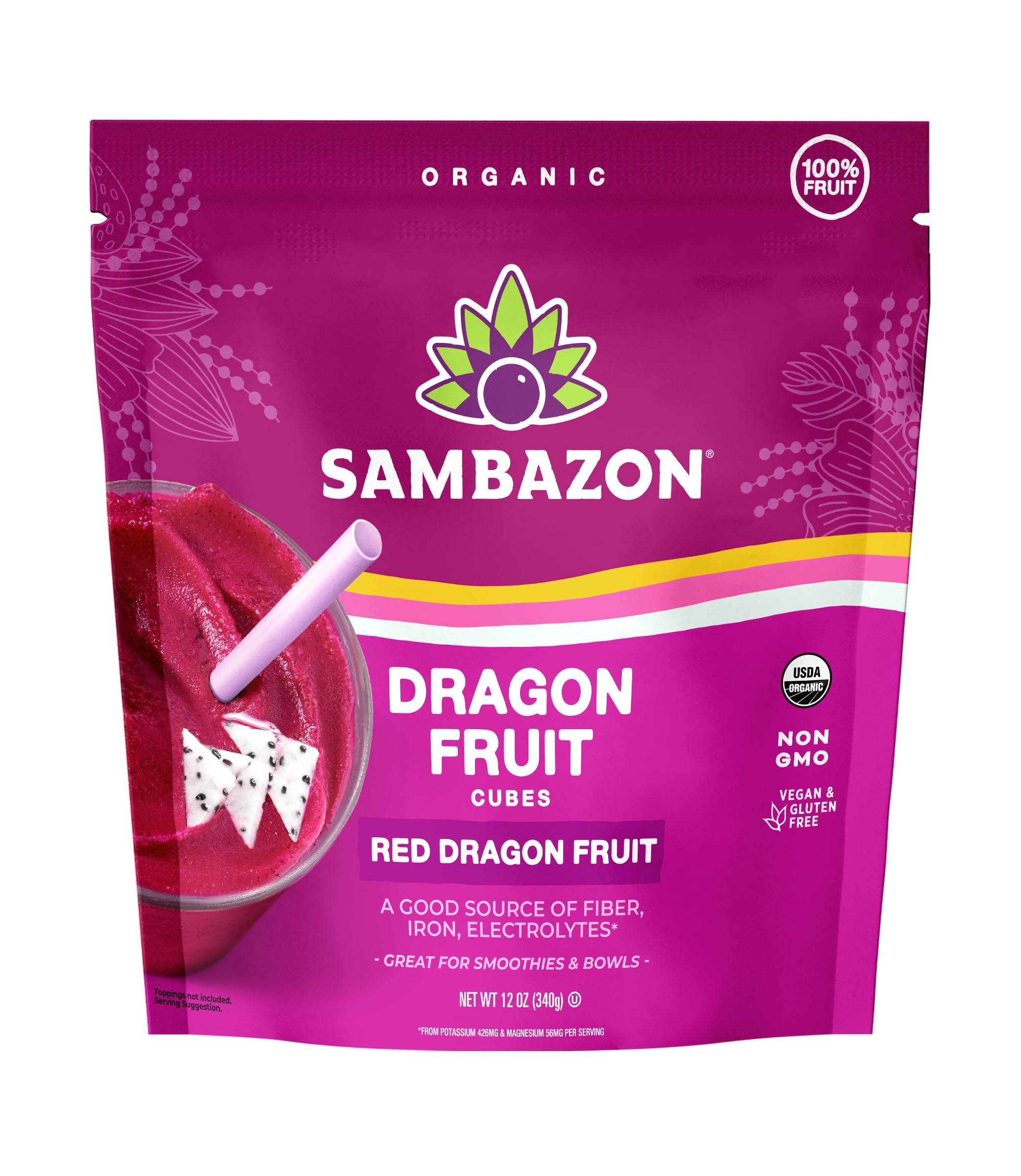 Dragon Fruit Cubes, 12 Ounce | Grocery Pickup & Delivery | Whole