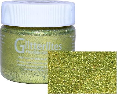 Angelus Pintura de purpurina flexible con purpurina, limelite