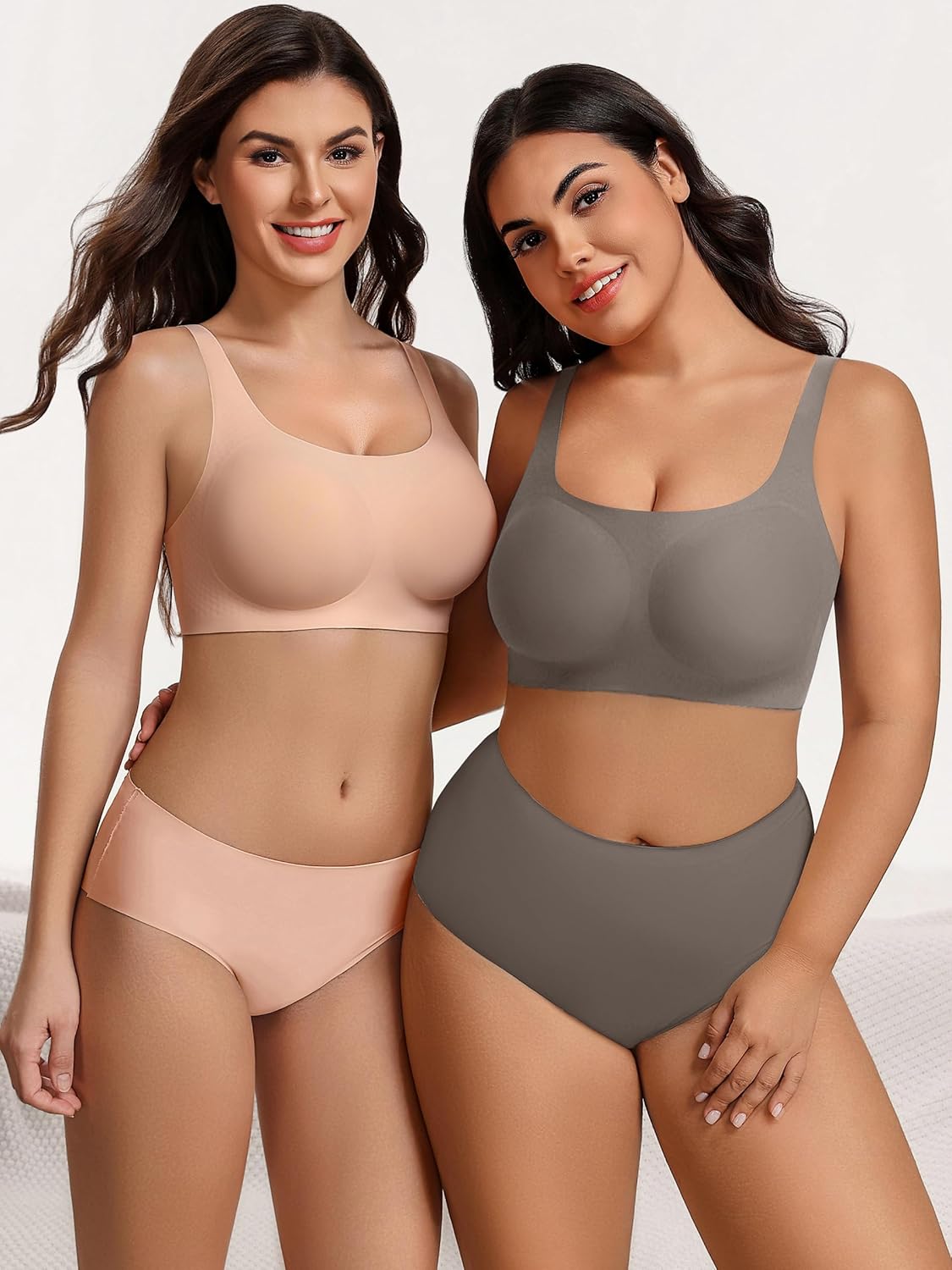 Avidlove Bras for Women Wireless Comfortable Bra Supportive No Underwire Bras Tshirt Push Up Bralettes Jelly Dot Seamless Bra - Image 6