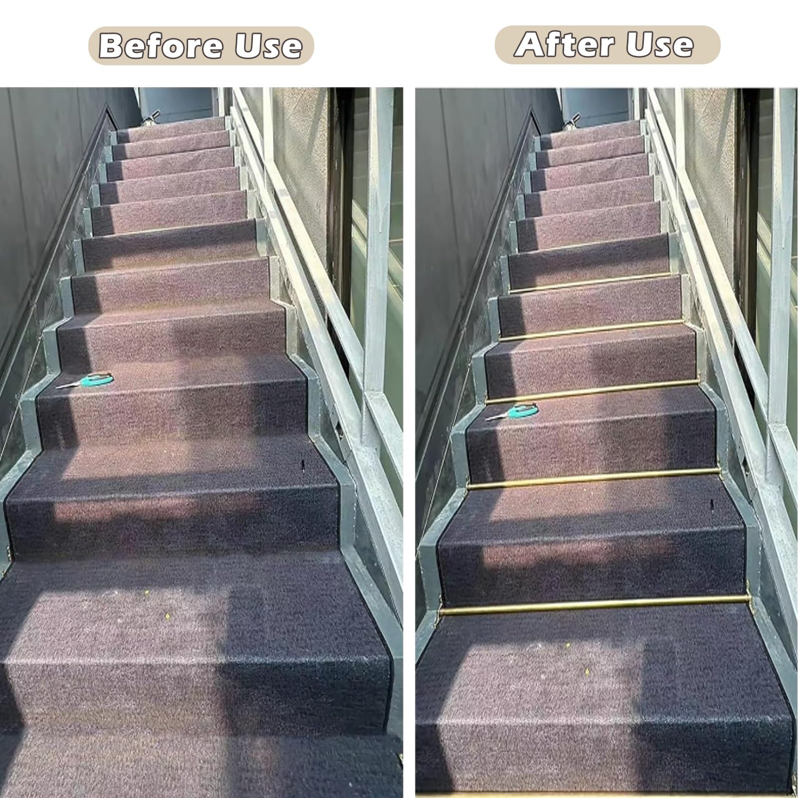 Aste tubolari per scale per un'installazione sicura, aste tubolari facili da installare per scale