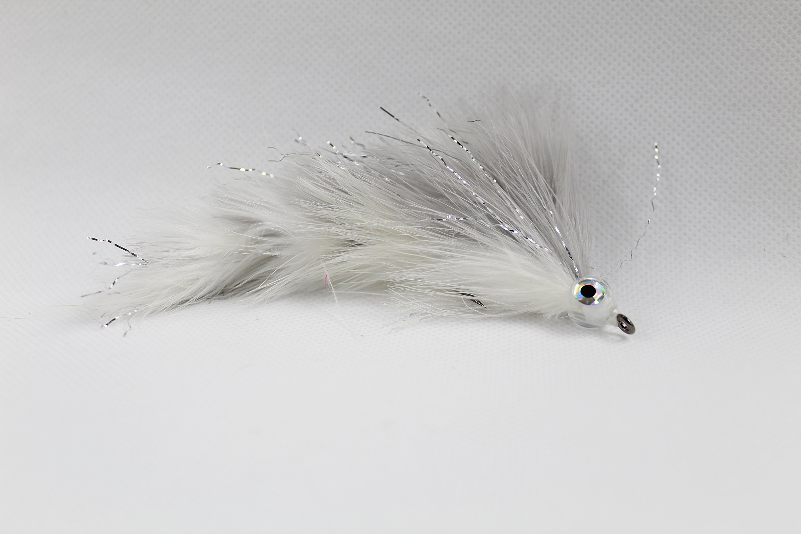 Gray Shad Marabou Game Changer Jointed Bass Trout Muskie Pike Fly 4"-5" Musky Fishing Lure