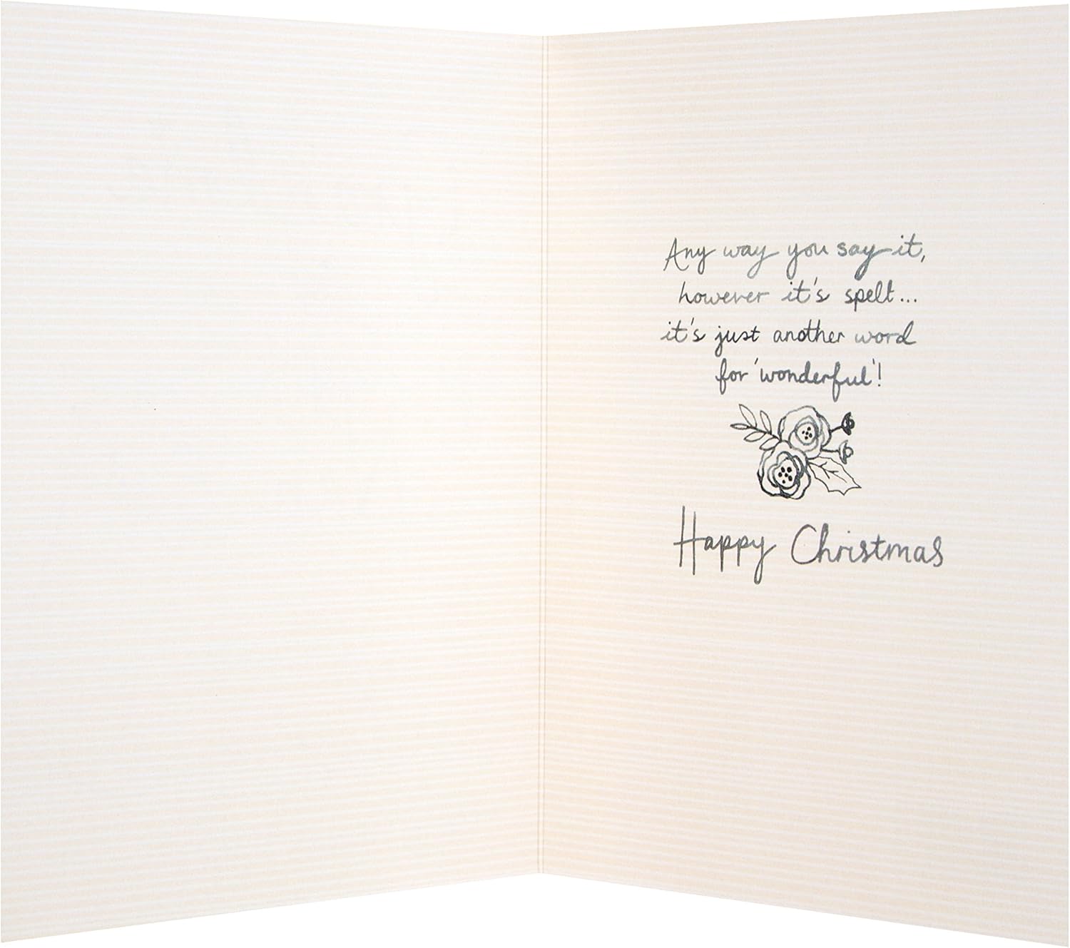 Hallmark Grandmother Christmas Card "Wonderful" - Medium - Image 3