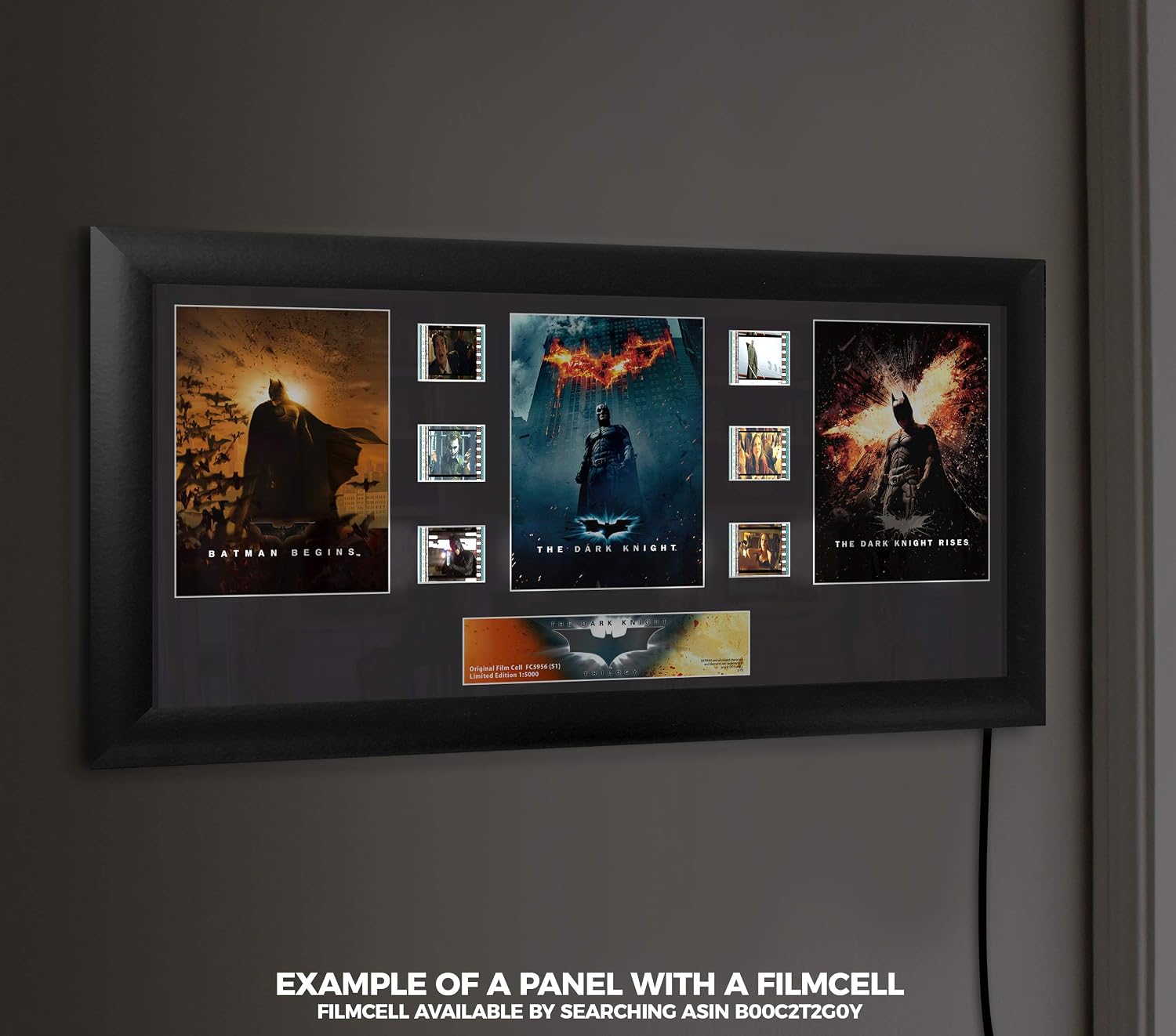 Trend Setters 17 ¼” x 8” LED Backlight Panel Insert – 6500k LEDs with 50,000 Hours of LED Lamp Life – Fits 20” x 11” Framed FilmCells Presentations - Add Light to Your Favorite Art! LPNL1708