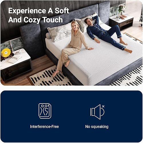 Miniatura 7 de Avenco Colchón Queen de 10 pulgadas, tamaño Queen, firmeza media para aliviar la presión de espalda, colchón en una caja, colchones de espuma