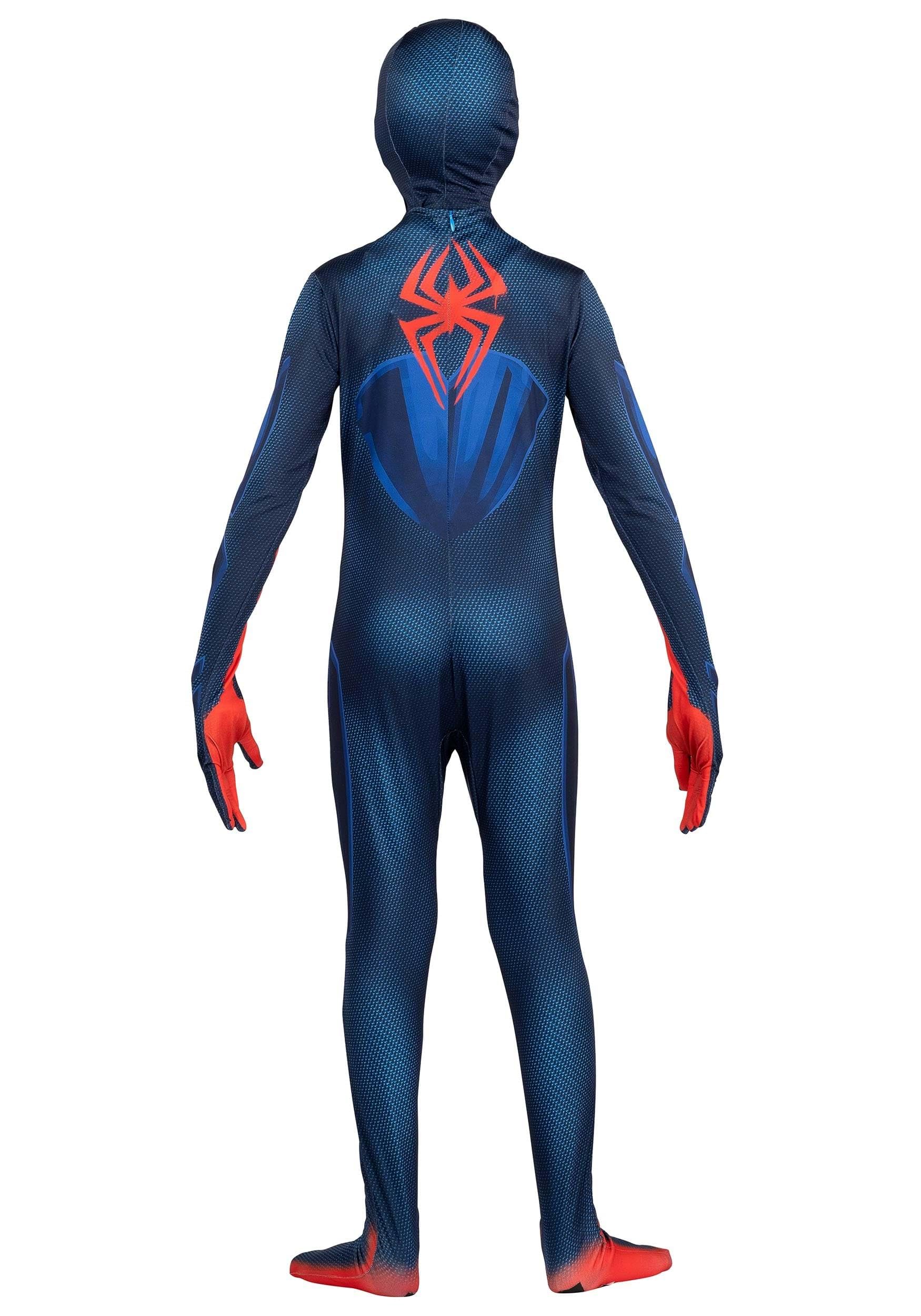 Marvel - Traje clásico de Spider-Man Miles Morales Zentai, disfraz de Spiderman para Halloween