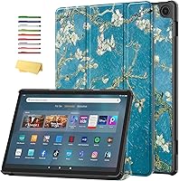 Vista 103 de Funda para tablet Yaxa Kindle Fire Max 11 de 13ª generación (versión 2023) de 11 pulgadas con soporte [encendido y apagado automático] Funda