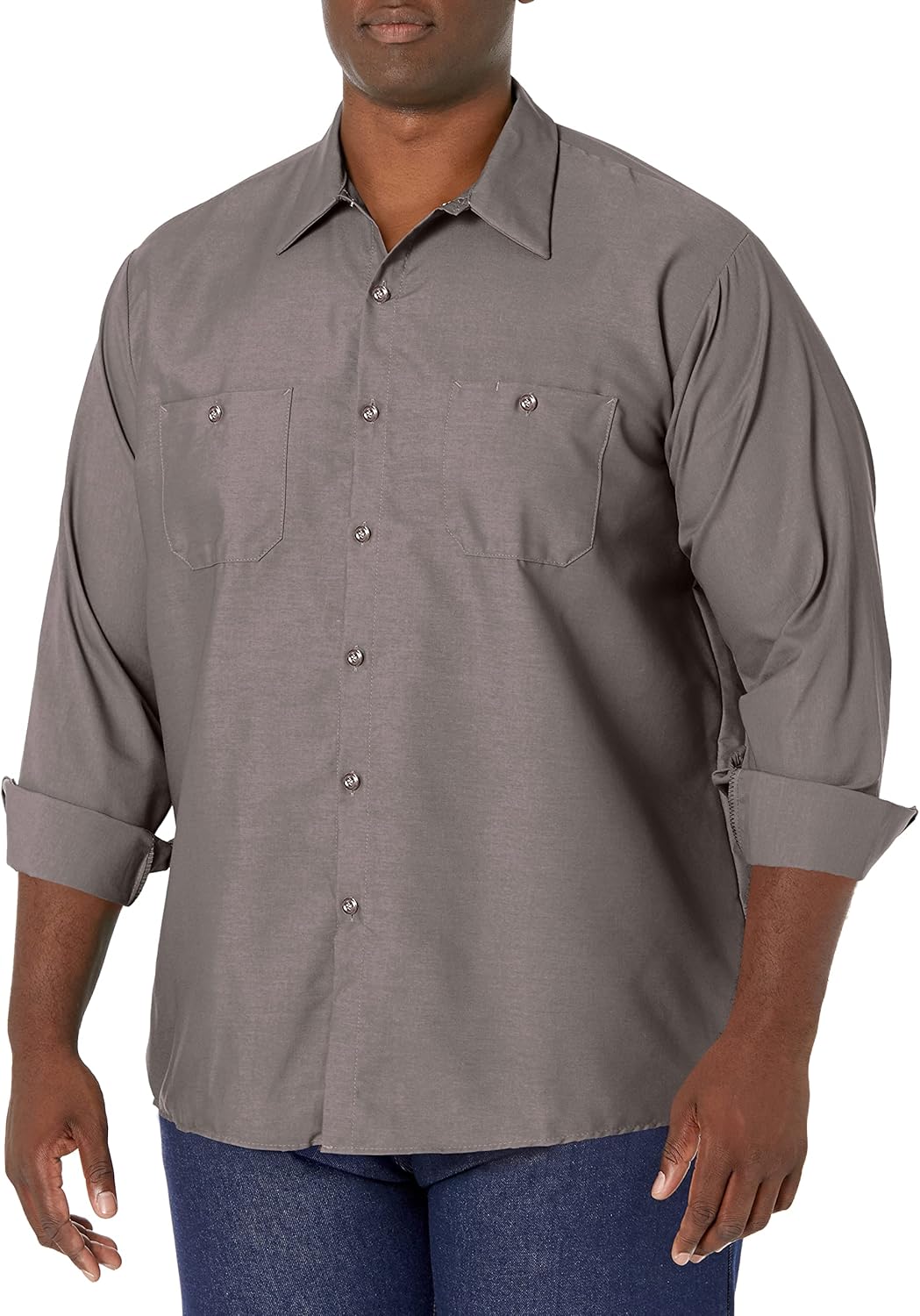 Red Kap Men's Industrial Long Sleeve Work Shirt