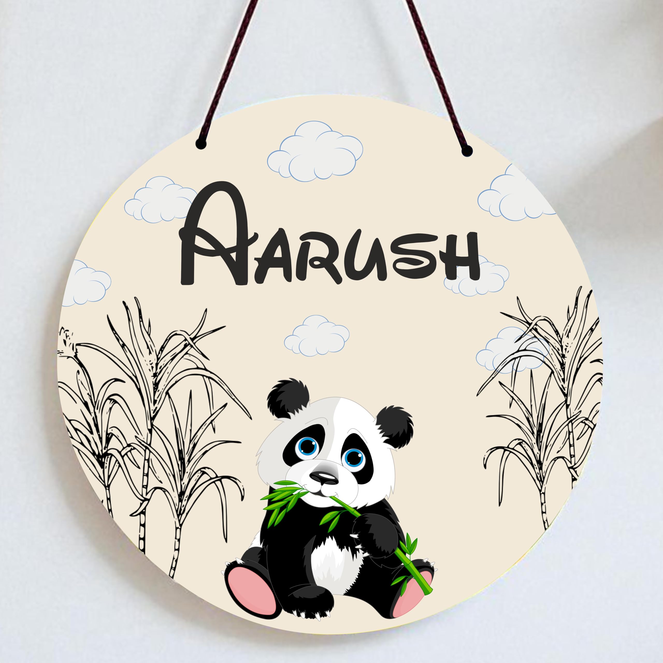 Goodi Cart Personalised Kids Name Plate for Door | Customised Baby Girl Name Sign Board | Princess Theme Kids Room Decor | Nursery Door Name Plate | Birthday Return Gift for Kids | Baby Room Decoration — Amazon image 13