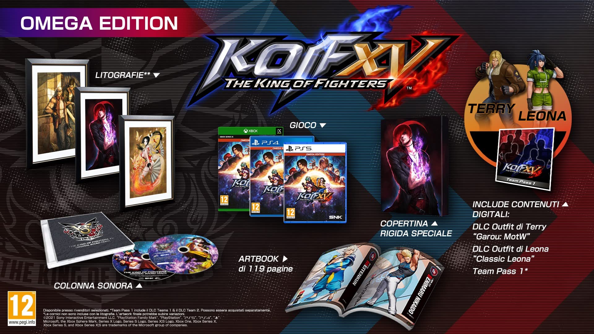 The King of Fighters XV Omega Edition - Collector's - PlayStation 4