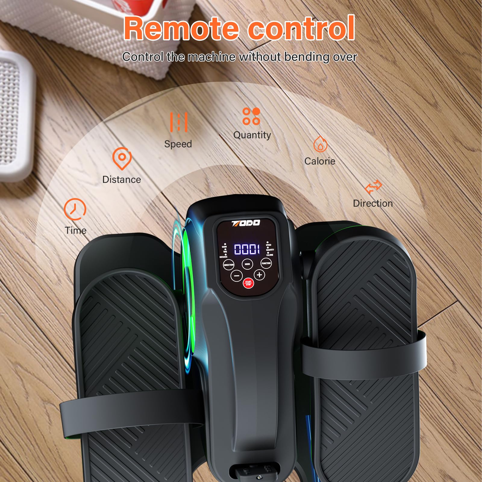 TODO Mini Eliptica Electrica, Pedaleador Electrico, Pedales Estaticos Personas Mayores Maquina Andar Sentado Bicicleta Eliptica Fitness para Casa para Ancianos