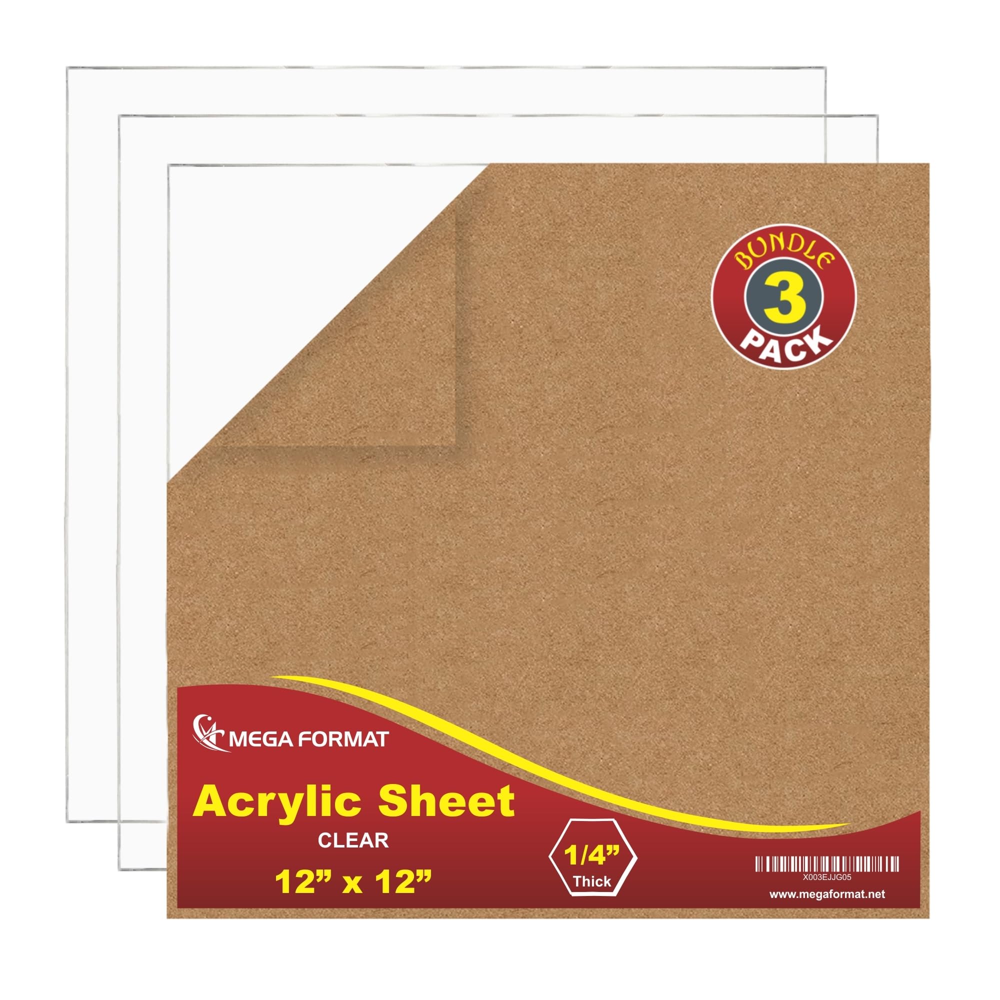 Durable Acrylic Sheets - Plexiglass for Crafts & Projects -8